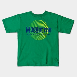 Maggotron Bass Planet Original Kids T-Shirt